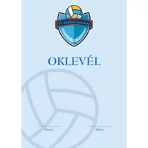 Röplabda oklevél 1