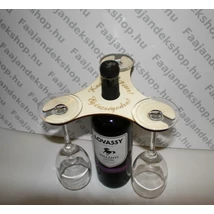 Boros pohártartó 3 személyes névreszóló Boros pohártartó 3 személyes névreszóló