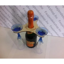 Pezsgős pohártartó 3 személyes