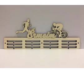 Duatlon éremtartó