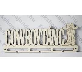 Cowboytánc éremtartó