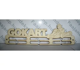 Gokart éremtartó