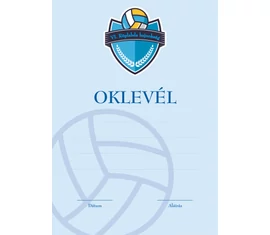 Röplabda oklevél
