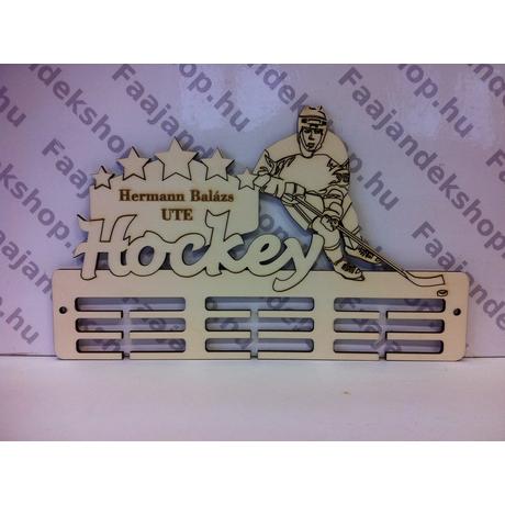 Hockey éremtartó 3 osztás 3 soros névre szóló
