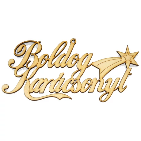Boldog karácsonyt felirat