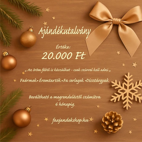 Ajándékutalvány 20 000 Ft 